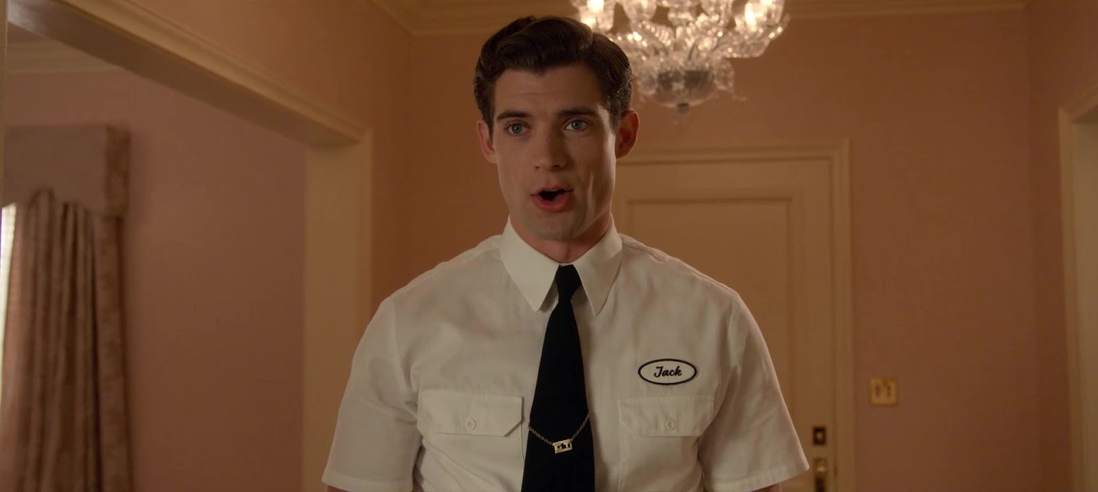 David Corenswet shirtless in 'Hollywood' - S01E01