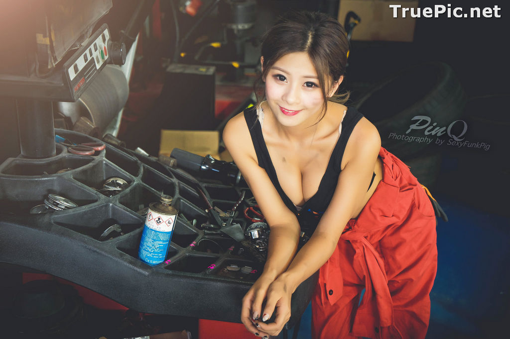 Image Taiwanese Model - PinQ憑果茱 - Hot Sexy Girl Car Mechanic - TruePic.net - Picture-33
