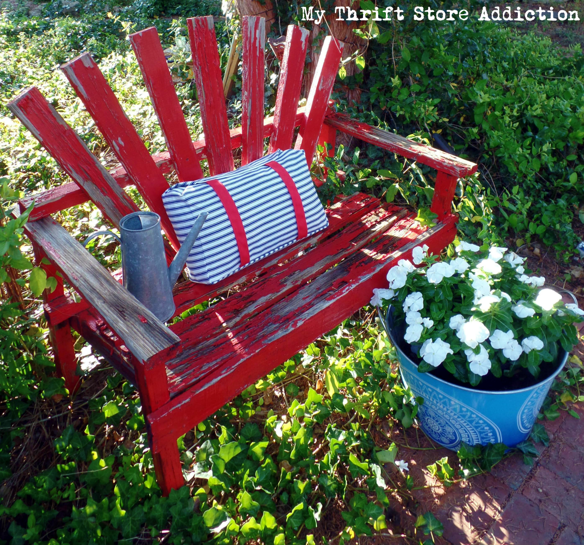 repurposed patriotic garden projects