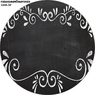 Blackboard Style, Toppers or Free Printable Candy Bar Labels.
