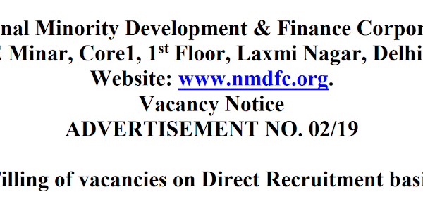 NMDFC Previous Papers - Office Assistant  Question Paper & Syllabus 2019-20
