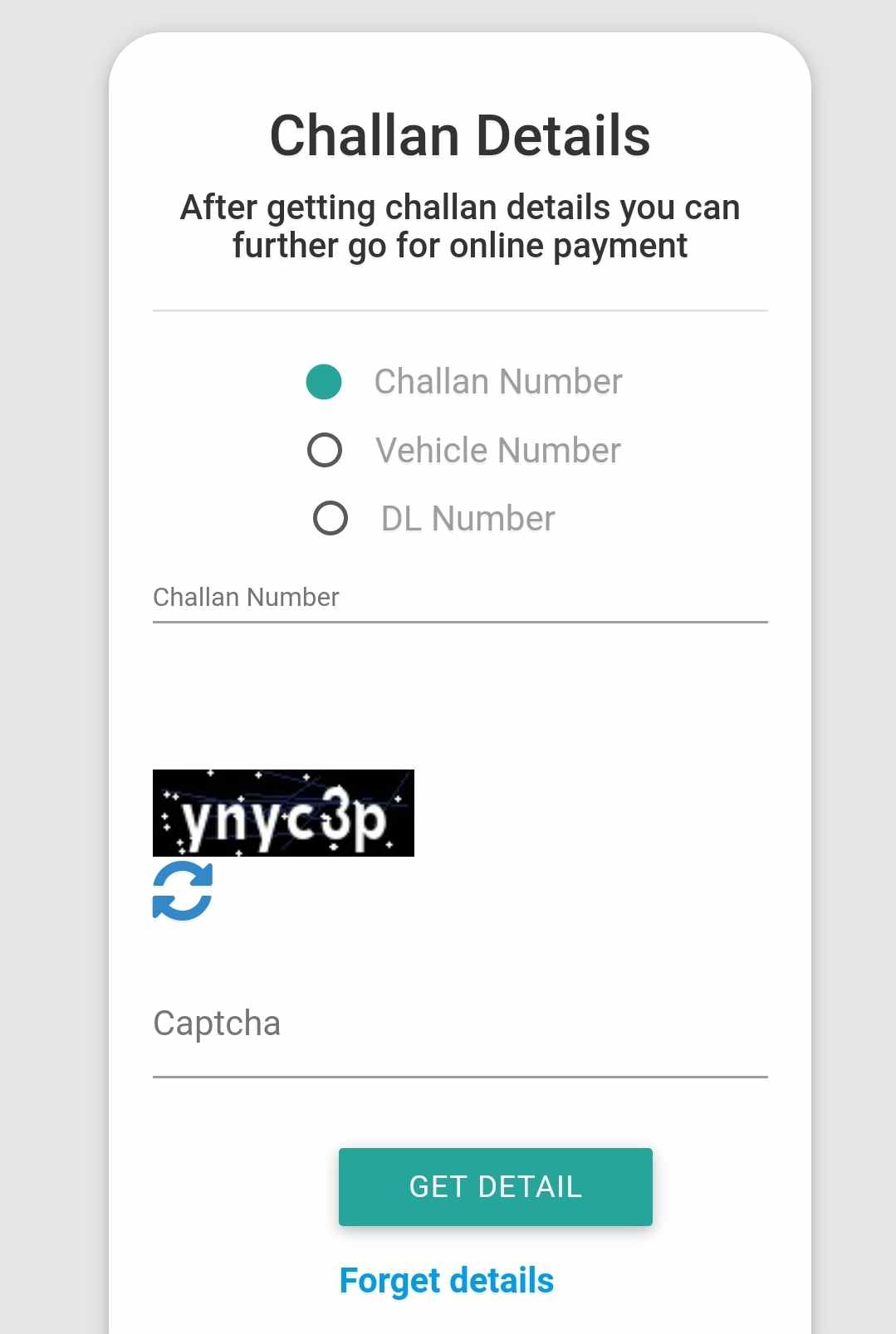 Check Gujarat Online Vehicle’s E Challan memo and E Payment status 2021