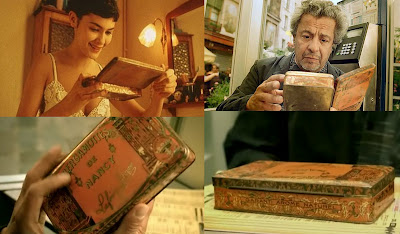la caja de recuerdos encontrada por amelie