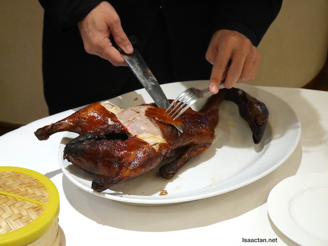 Every Signature Peking Duck ordered is hand-carved at the dining table