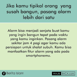 Cara Jitu Gampang Bangun Subuh Tiap Hari