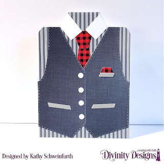 Divinity Designs Custom Dies: Couture Collection, Paper Collection: Menswear Material 