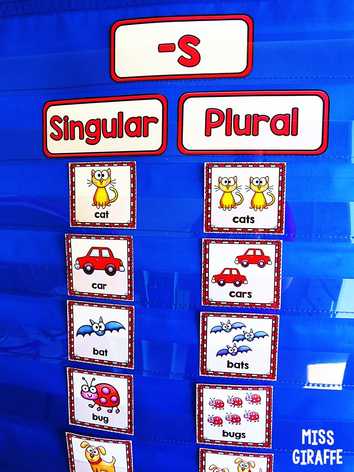 Miss Giraffe s Class Teaching Singular And Plural Nouns