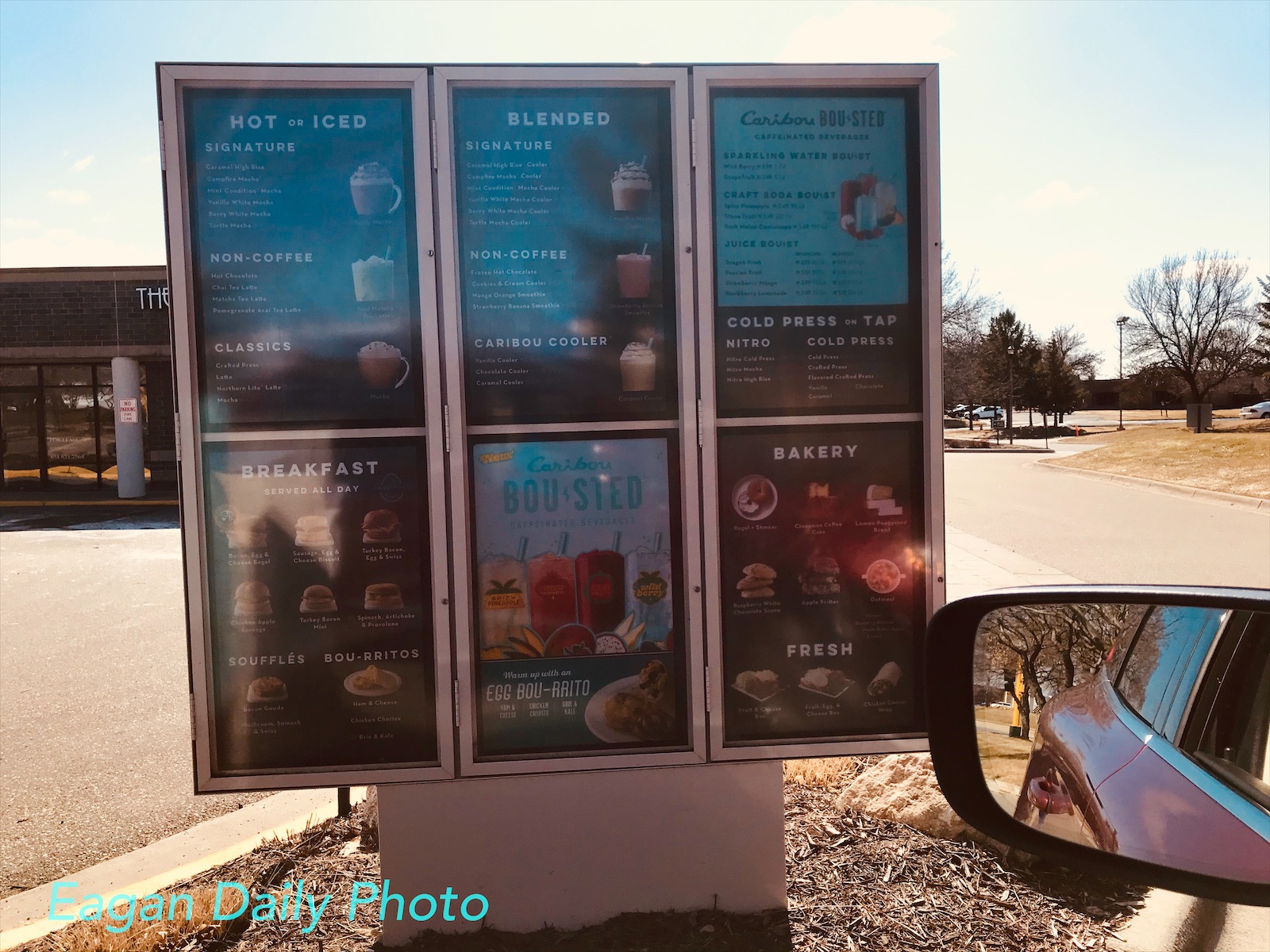 Eagan Daily Photo Caribou coffee and cheer