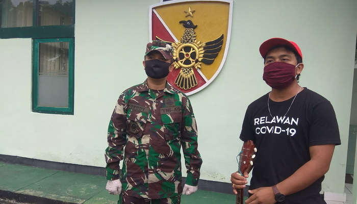 Diisolasi 14 Hari Karena Corona, Pemuda Serokadan Ciptakan Lagu Logistik