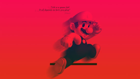 Life is a Game Mario - Quad HD 1440p