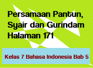 √ Persamaan Pantun, Syair dan Gurindam Halaman 171 - Operator Sekolah