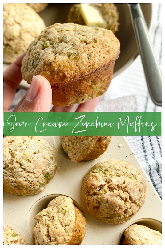 Sour Cream Zucchini Muffins Ally's Sweet & Savory Eats