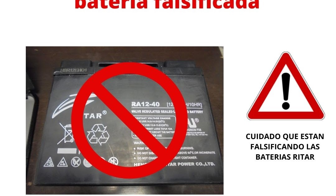 Como identificar una bateria falsificada Baterias Ritar Power en Perú Distribuidor Autorizado