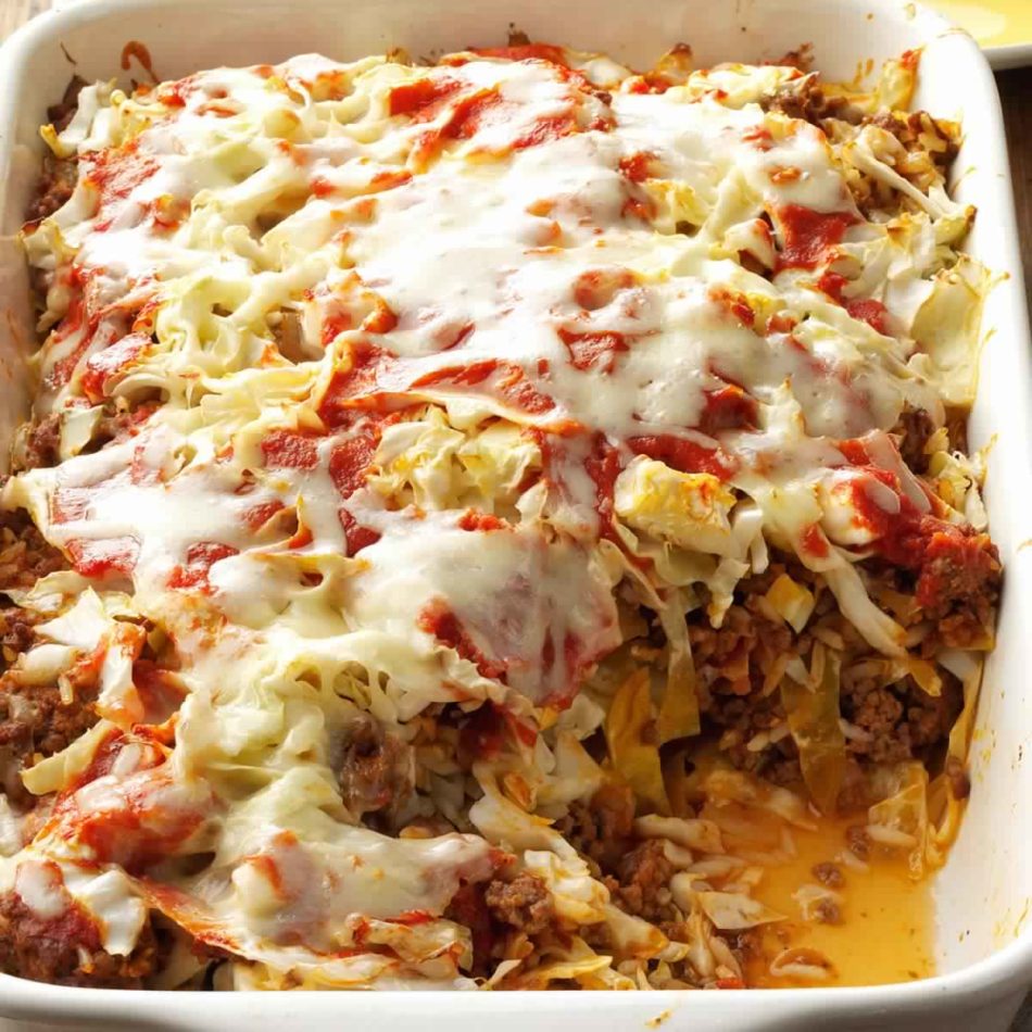 Cabbage Casserole SmartPoints 3 healthy weight watchers recipes