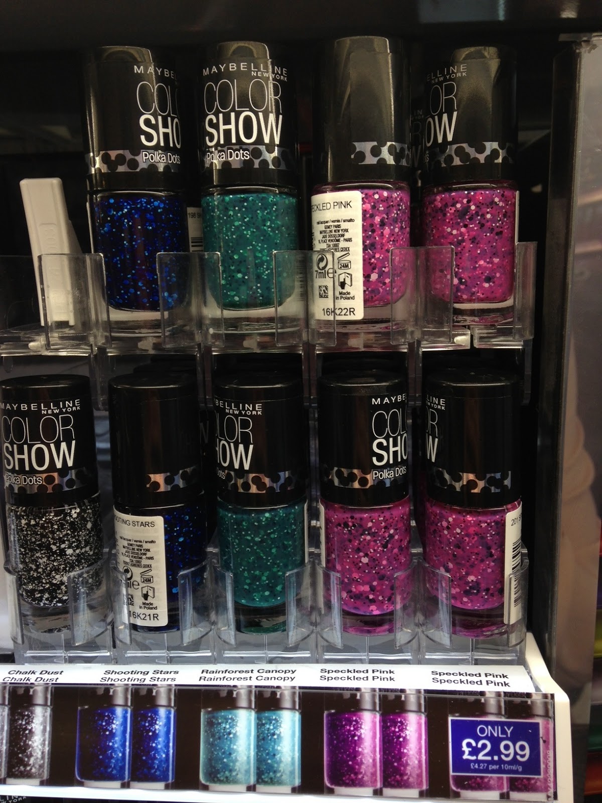 beautyorbread New In Maybelline Colour Show Polka Dots Nail Polish Limited Edition