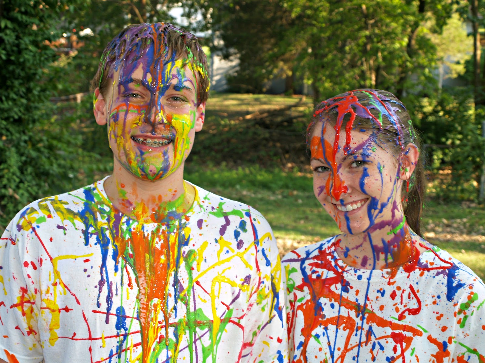 It's A Schmoll World Testing, Testing....123. "Let's have a Paint War"