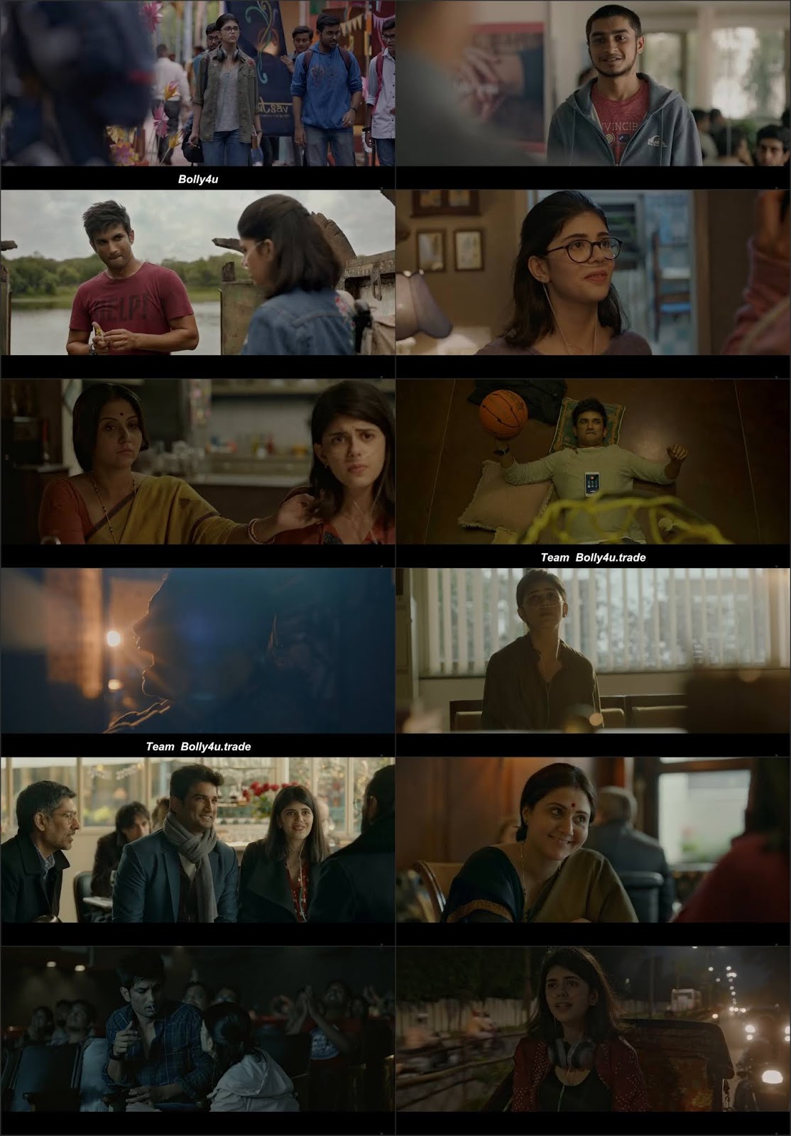 Dil Bechara 2020 WEB-DL 300Mb Hindi Movie Download 480p