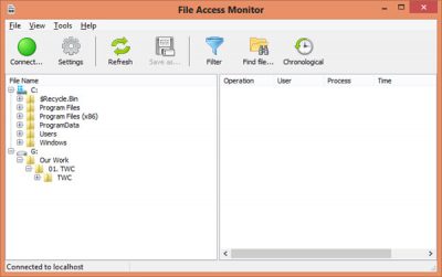 Monitor de acceso a archivos SoftPerfect