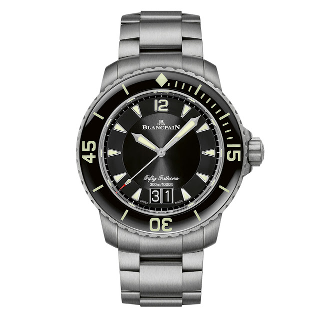 Blancpain - New bracelet for the Fifty Fathoms in Titanium | Time and ...