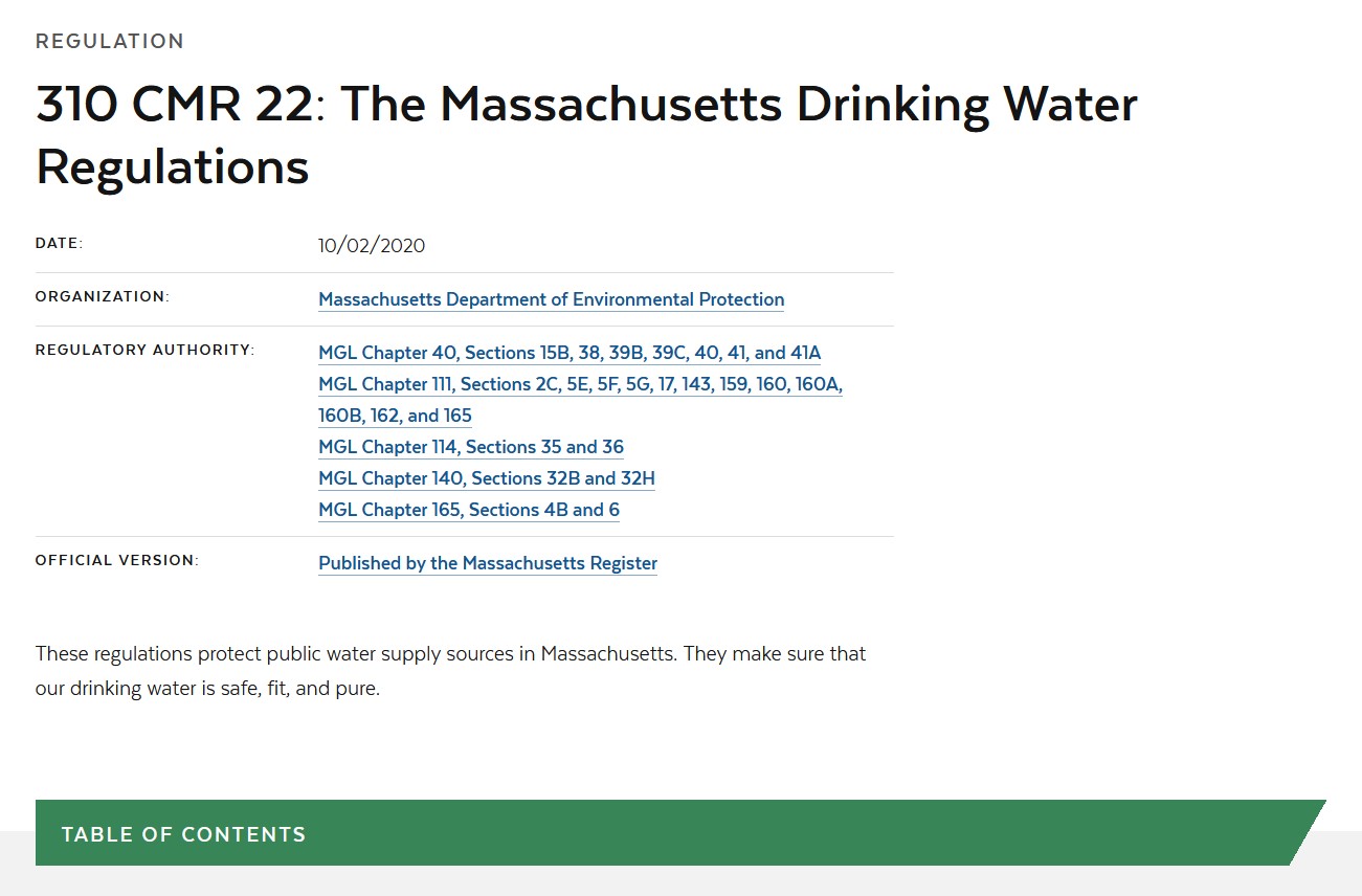 Franklin Matters MA sets PFAS limits for drinking water