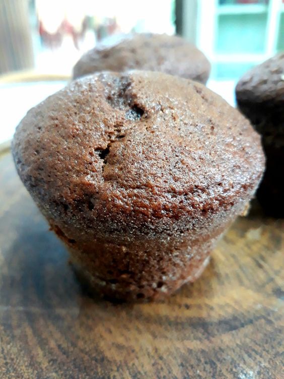 Muffin de chocolate e banana O tacho da Pepa