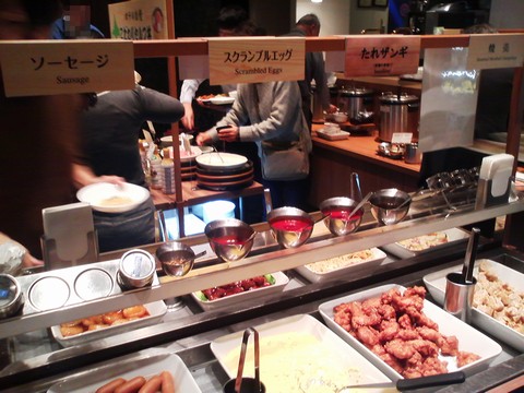 ビュッフェコーナー：惣菜3 ホテルグレイスリー札幌ボンサルーテカフェ