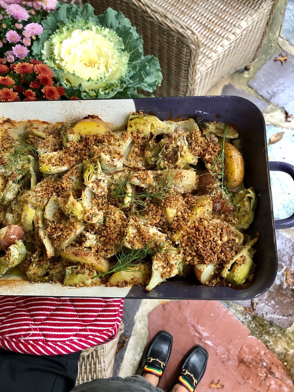 Holiday Sides Artichoke, Fennel & Potato al Forno