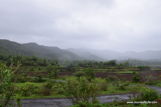 Monsoon bike ride Panshet Dam Backwaters