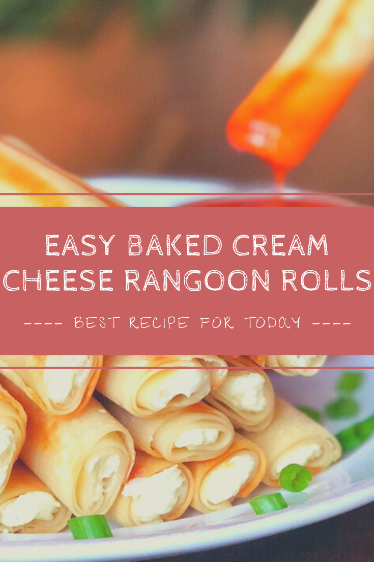 Easy Baked Cream Cheese Rangoon Rolls