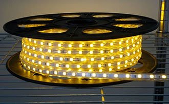 LED防水軟燈條(金黃光) 110V