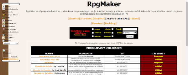 El Pequeño Rincón de los Grandes RPG - RpgManiatikos - RPGmaker Pro