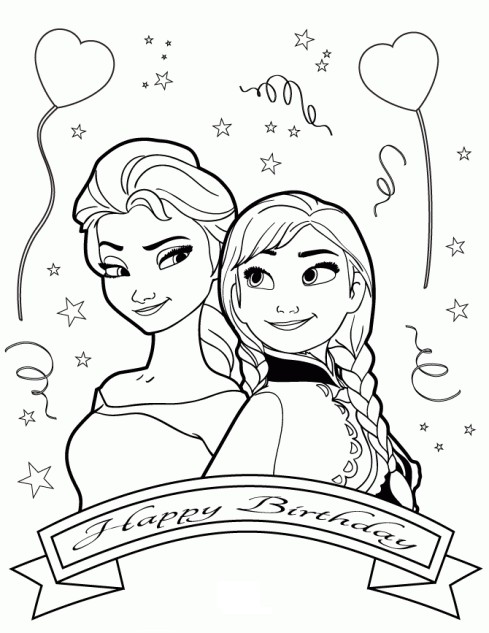 Gambar Mewarnai Baju Batik Gambartop Sketsa Frozen Elsa Anna Terbaru