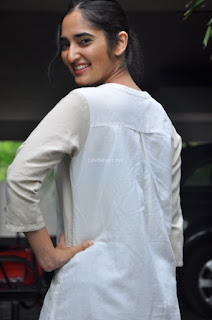 Radhika Cute Young New Actress in White Long Transparent Kurta ~  Exclusive Celebrities Galleries 008