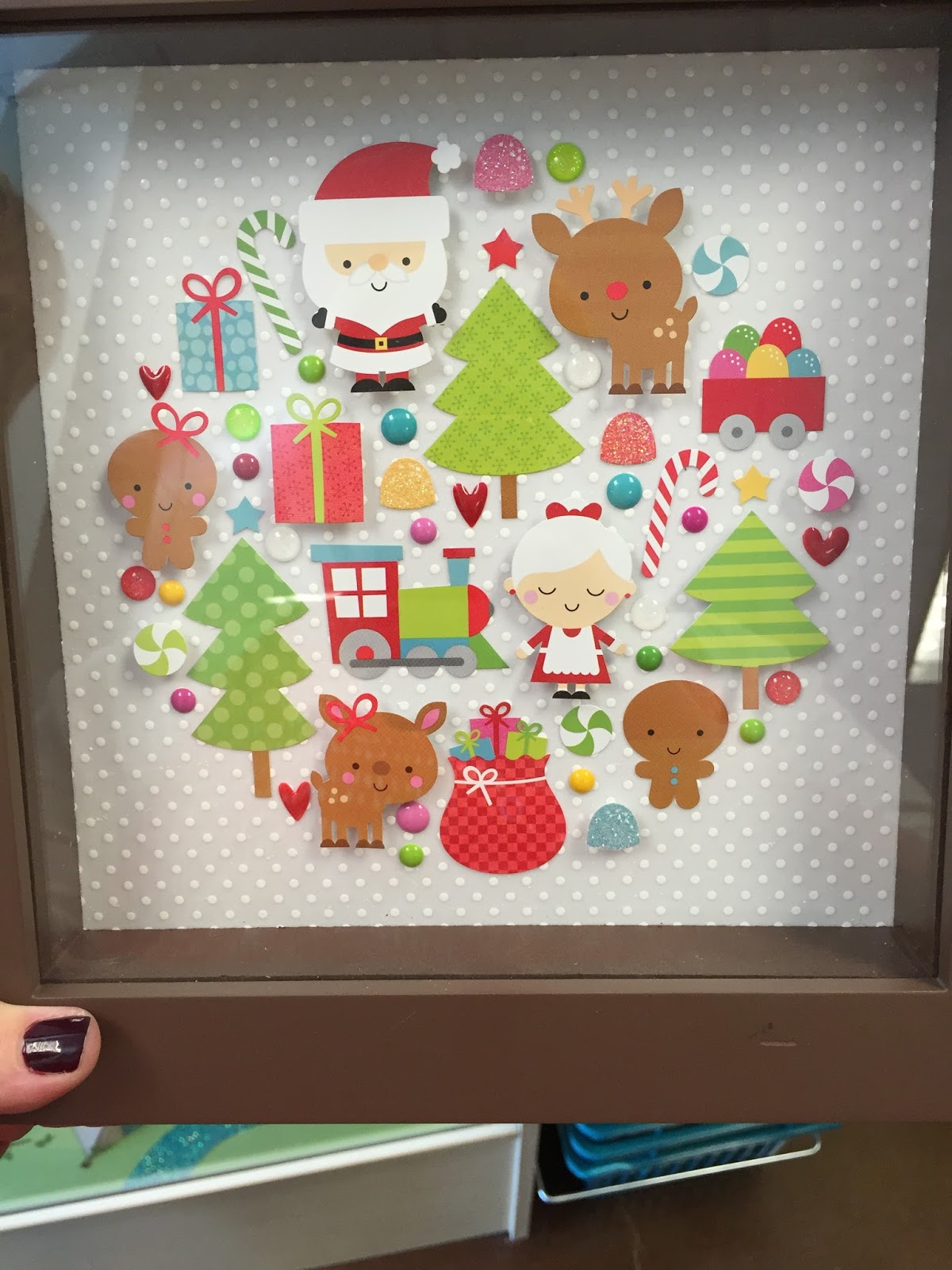 Crops Plus Vendor Blog Doodlebug Christmas Shadowbox