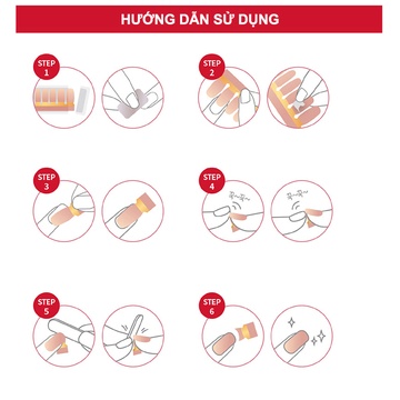 BỘ 16 MẢNH DÁN MÓNG TAY ĐƠN GIẢN, KIỂU DÁNG THỜI TRANG REAL NAIL STICKER - LALAJOY