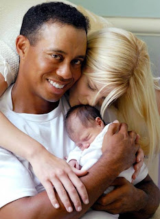 Tiger  Wood wif And Kid