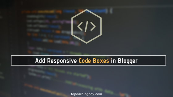 Responsive Code Boxes for Blogger