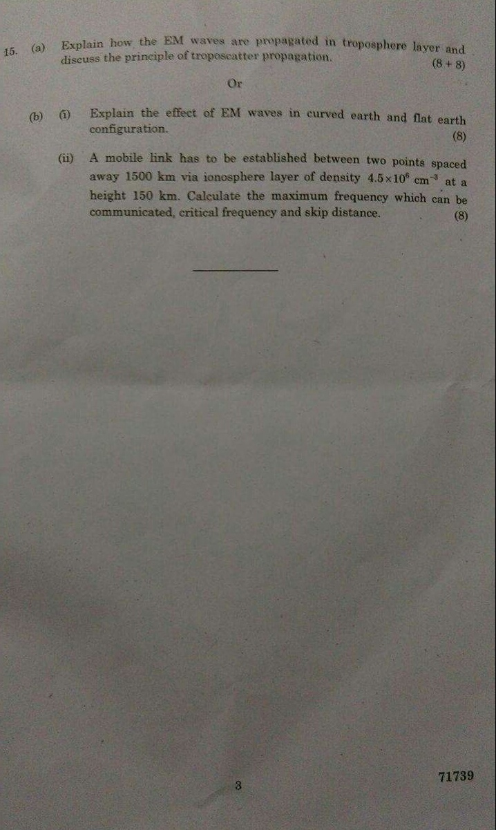 EC6602 Antenna and Wave Propagation April / May 2017 Question Paper