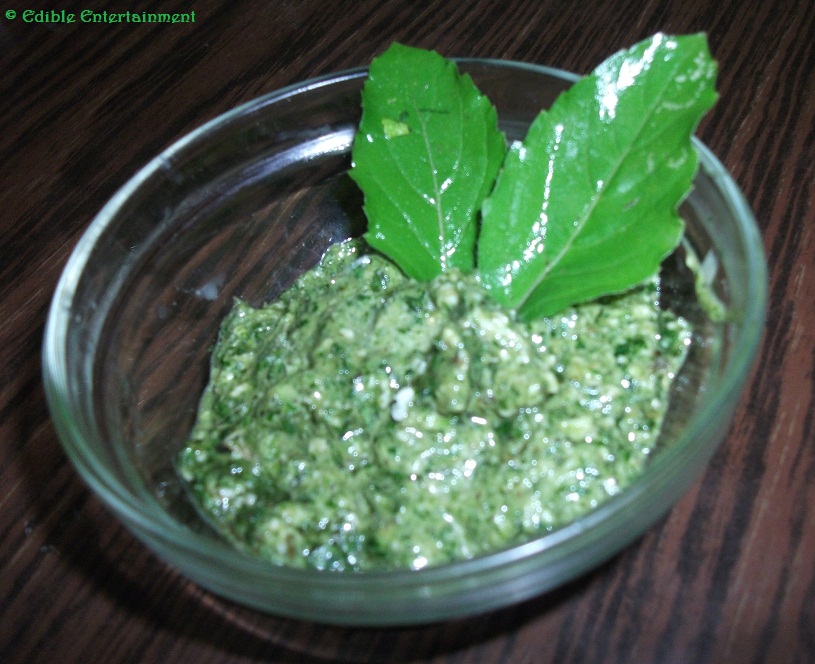 Edible Entertainment MintBasil Pesto Sauce