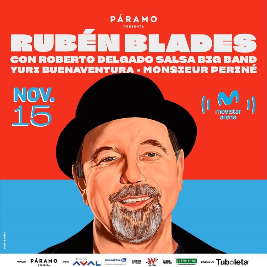 Concierto de RUBEN BLADES en Bogotá Zona Bogota DC Diversión y Cultura