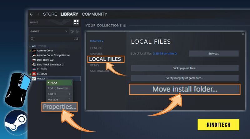 transfer all steam games to another drive