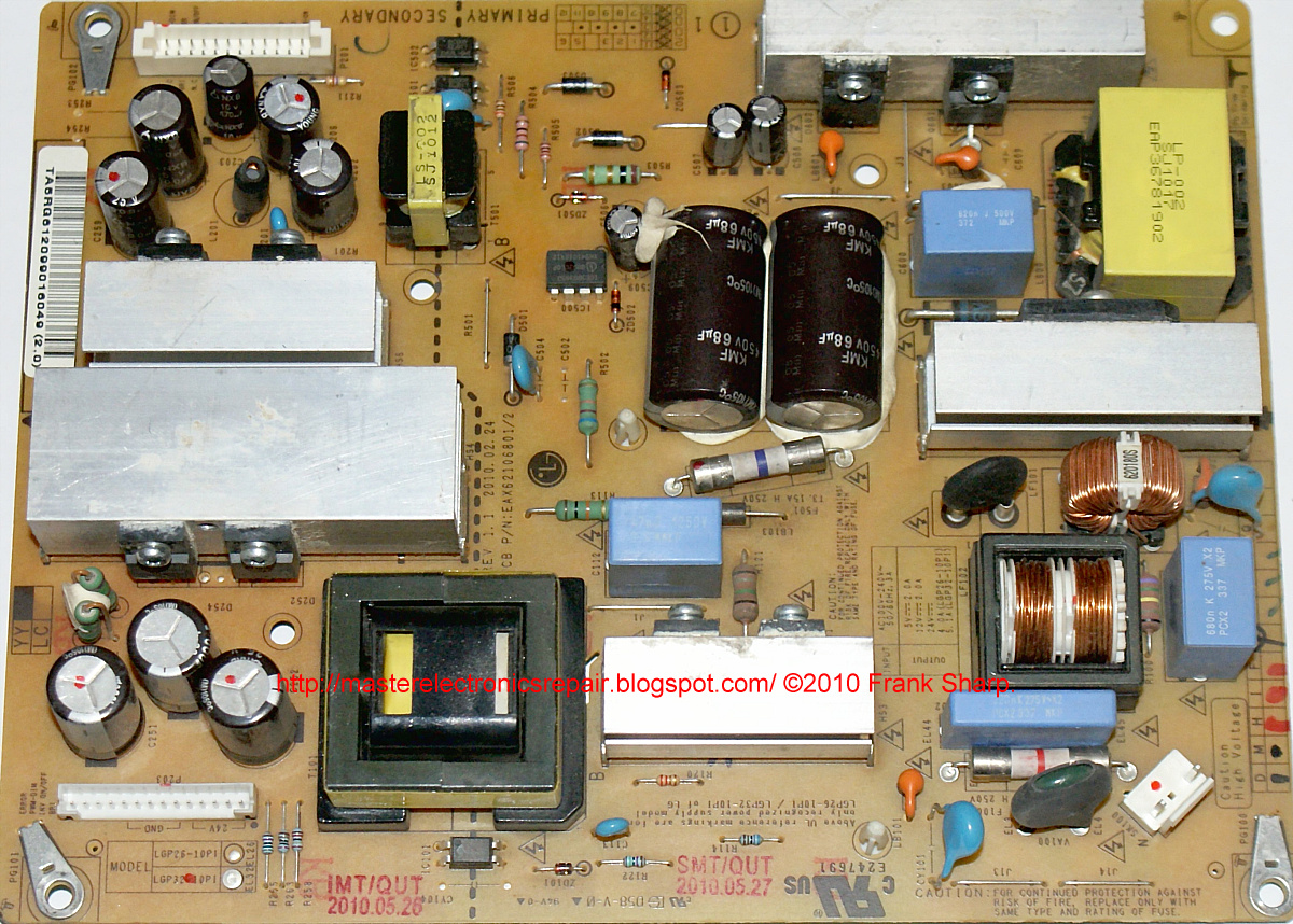 Master Electronics Repair ! REPAIR / SERVICING TV LG 32LD320ZA