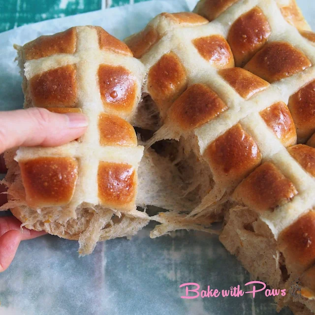 Sourdough Hot Cross Buns