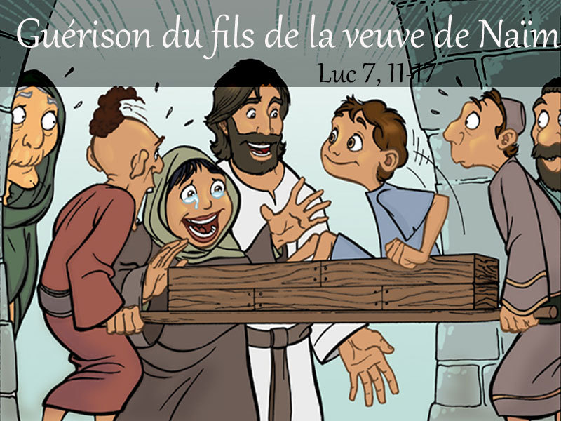 BD et diaporama Guérison du fils de la veuve de Naïm KT42 portail caté