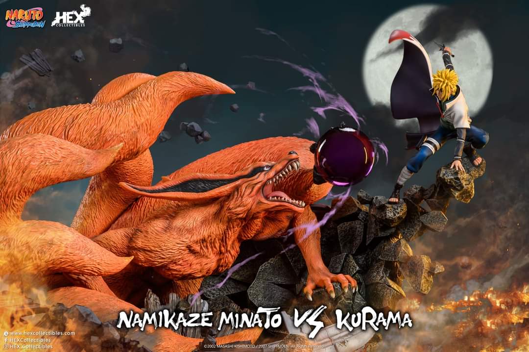 Naruto Shippuden - Minato Namikaze Vs Kurama 1/8 (HEX Collectibles)