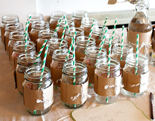 Use baby food jars as drinks (guests will appreciate the larger ones ...