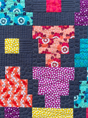 Handmade With Heart: True Colours cot quilt