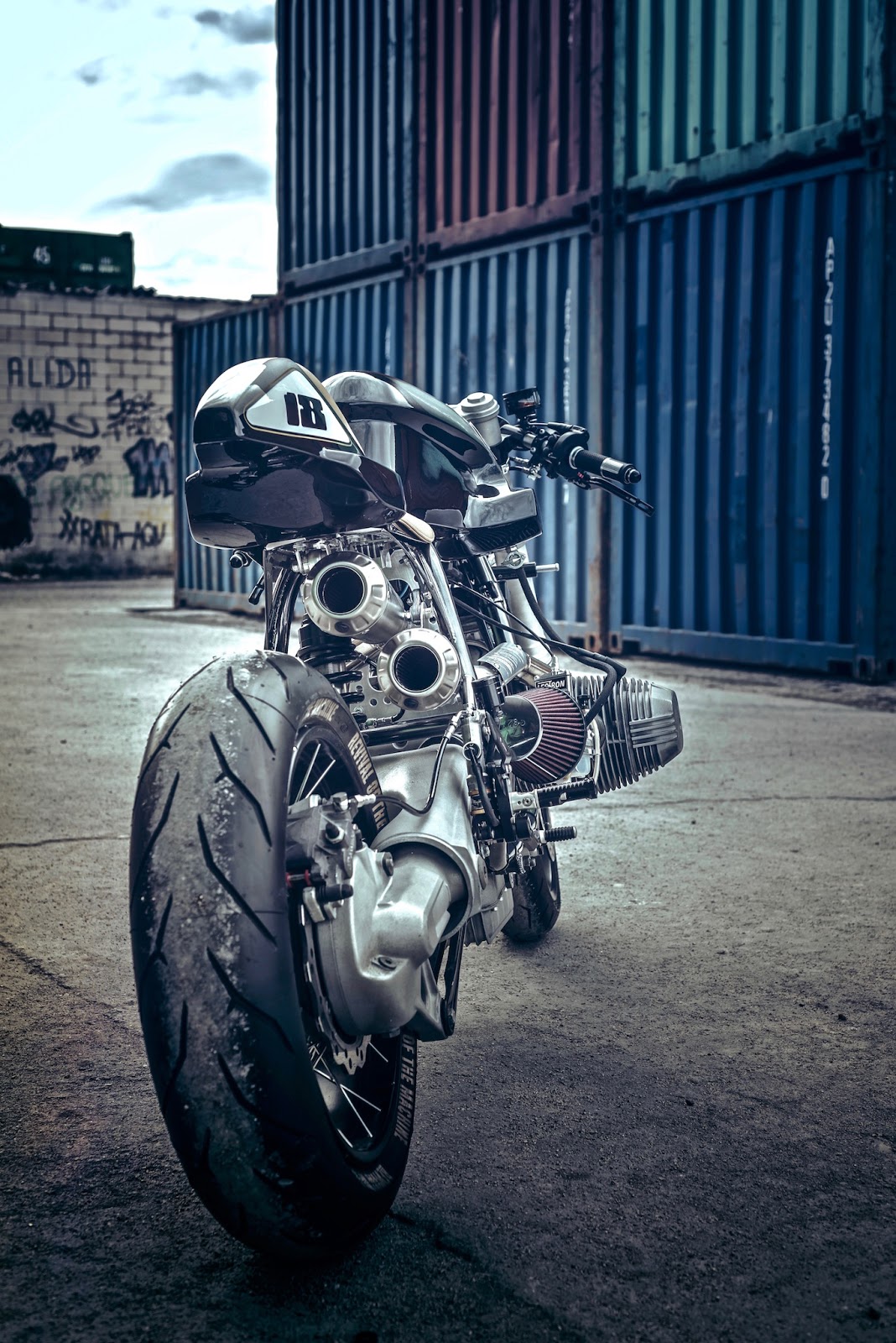 The Silver Bullet Mk2 Inazuma café racer