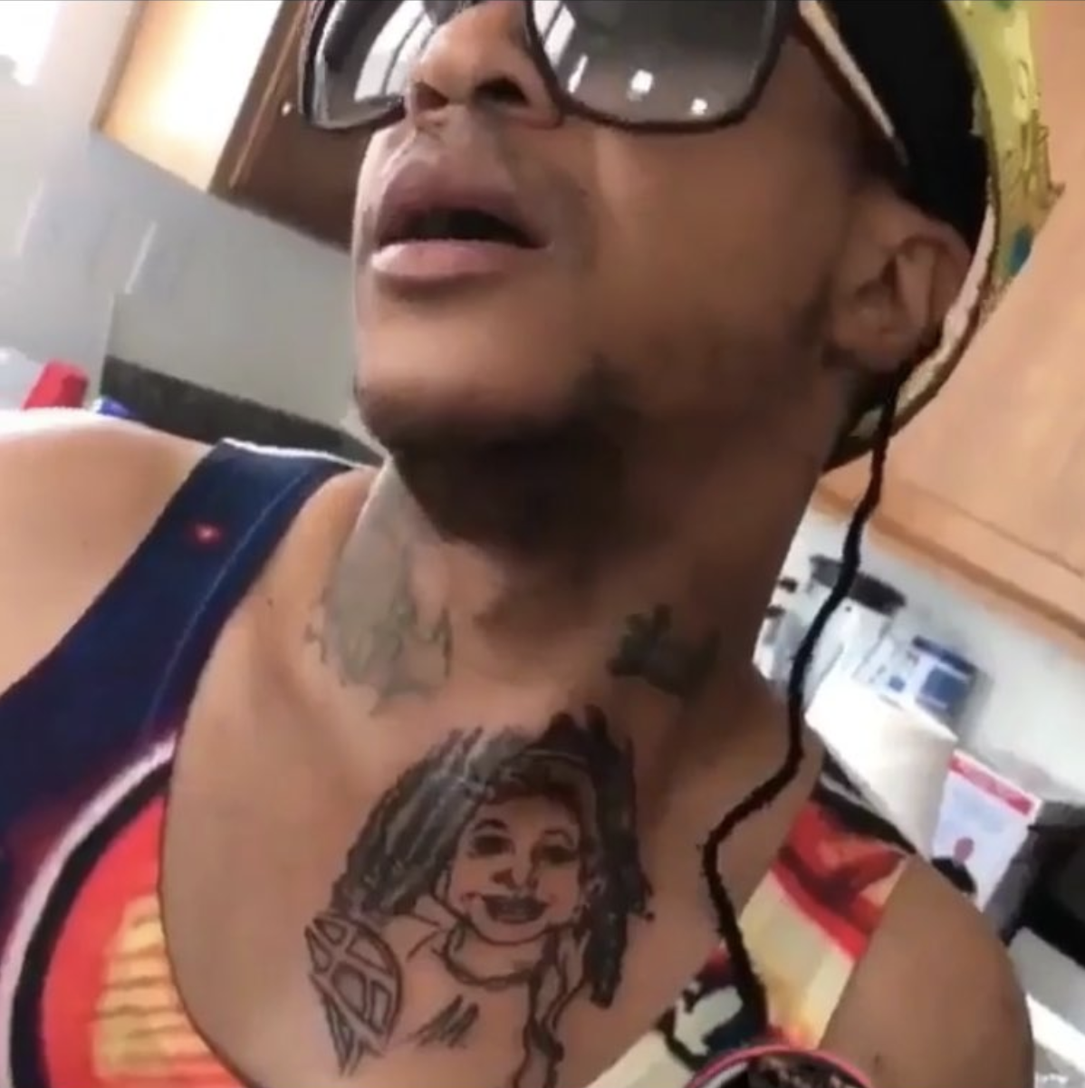 Rhymes With Snitch  Celebrity and Entertainment News   Orlando Brown  Tattoo Mystery Solved