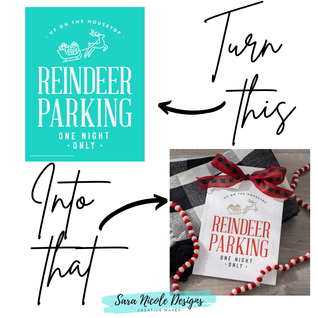 Sara Nicole Designs November Club Couture Reindeer Crossing // Come